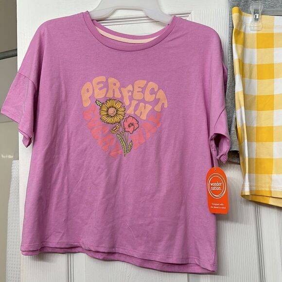 Girls XXL matching shorts and t shirt set - Picture 2 of 4